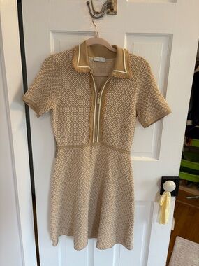 Sandro Tweed Midi Dress